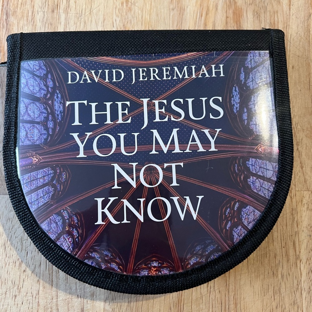 'The Jesus You May Not Know' 10 cd set - Black case like new David Jeremiah